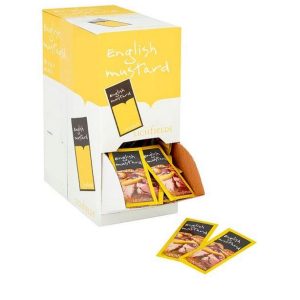 Lichfields English Mustard Sauce Sachets - Box of 200