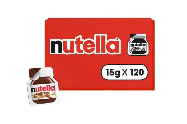 Nutella Individual Portions - 120 x 15g Large Catering Pack - Image 2