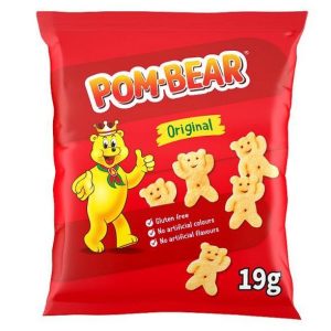 Pom-Bear Original Crisps 19g - Case of 36
