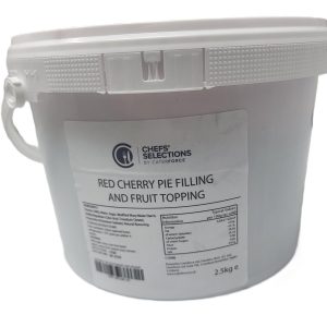 Chefs' Selections Red Cherry Pie Filling & Fruit Topping 2.5kg