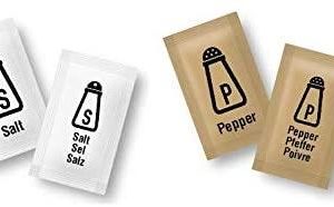 Salt Sachets (200) & Pepper Sachets (200)