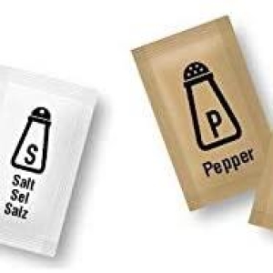 Salt Sachets (200) & Pepper Sachets (200)