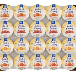 Golden Acre Pasteurised Thick & Creamy Fruit Yogurt 20 x 125g