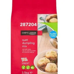 Chef's Larder Suet Dumpling Mix 3.5kg Large Catering Pack