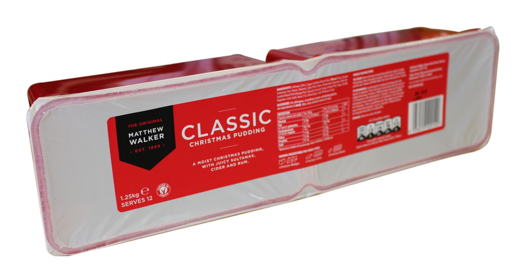 Matthew Walker Classic Catering Christmas Pudding Loaf, 1.25kg