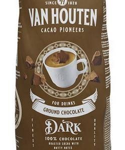 Van Houten Dark Ground Chocolate 1kg