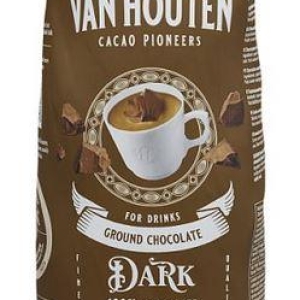 Van Houten Dark Ground Chocolate 1kg