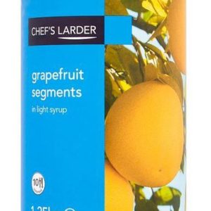 Chef’s Larder Grapefruit Segments in Light Syrup 1.25kg