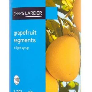 Chef's Larder Grapefruit Segments in Light Syrup 1.25kg