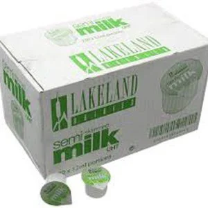 Lakeland Semi-Skimmed Milk Pots 12ml - Box of 120 (2)