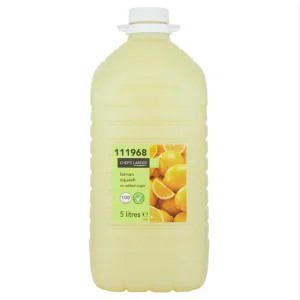 Chef's Larder Lemon Squash No Added Sugar 5 Litres