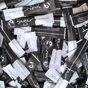 Lichfields WHITE Individual Sugar Stick Sachets (250)