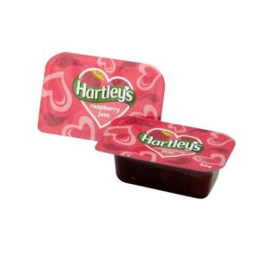 TWENTY RASPBERRY – Hartley’s RASPBERRY Jam 20g – Pack of 20