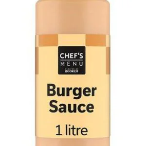Chef's Menu Burger Sauce 1 litre Large Catering Pack