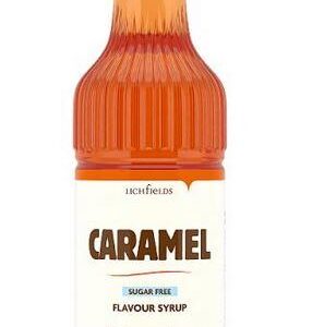 Lichfields Sugar Free Caramel Syrup 1 Litre