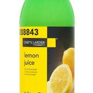Chef's Larder Lemon Juice 1 Litre Large Catering Pack