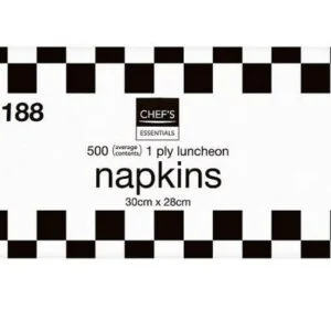 Chef's Essentials 1 Ply Luncheon 500 Napkins