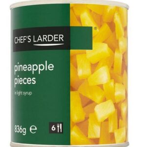 Chef's Larder Pineapple Pieces in Light Syrup 836g