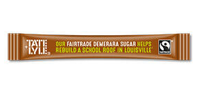 FULL BOX - Tate & Lyle Fairtrade Individual Demerara Sugar Sticks 1000