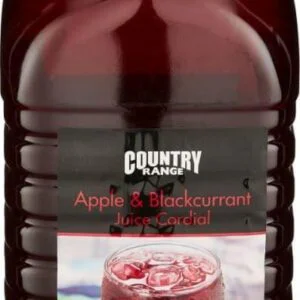 Country Range Apple & Blackcurrant Cordial (No Added Sugar) 5 Litres