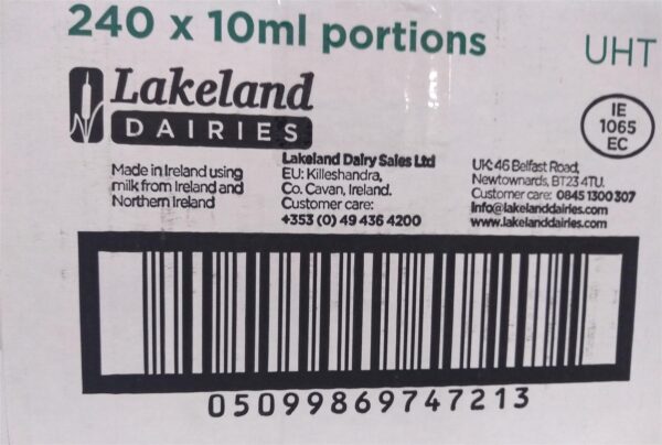 Lakeland Semi Skimmed Milk STICKS 10ml - 60 Sticks - Image 2