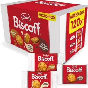 Lotus Biscoff 120 Mix Box 1200g Large Catering Pack