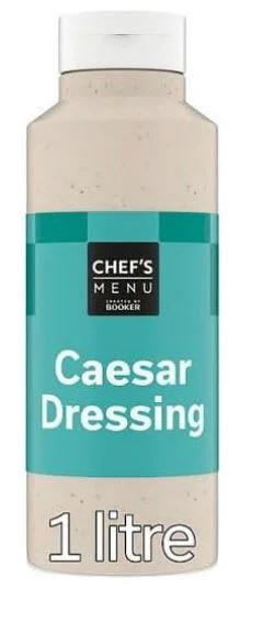Chef's Menu Caesar Dressing 1 Litre Large Catering Pack