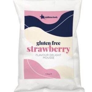 Middleton Food Gluten Free Strawberry Flavour Delight Mousse Mix 1.5kg