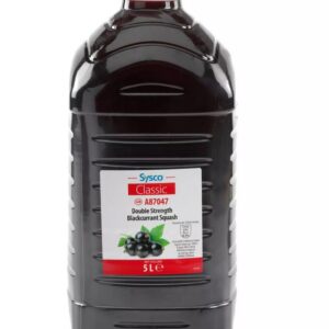 Sysco Classic Double Strength Blackcurrant Squash 5 Litres
