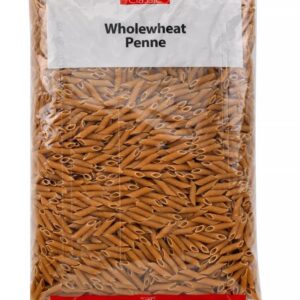 Sysco Classic Wholewheat Penne Pasta, Professional Catering Ingredient, Dried Pasta, 5kg Bulk Pack
