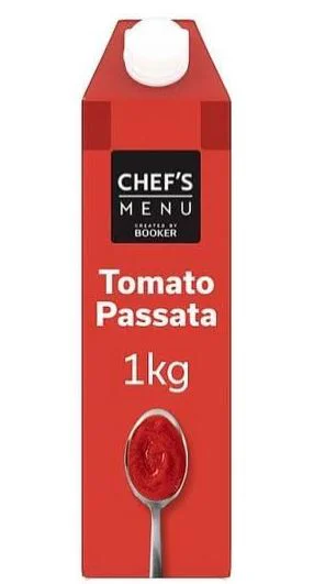 Chef's Menu Tomato Passata 1kg Large Catering Pack