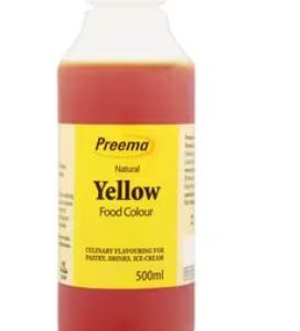 Preema Natural Yellow Food Colour 500ml