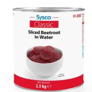 Sysco Classic Sliced Beetroot In Water 2.5kg
