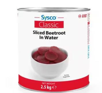 Sysco Classic Sliced Beetroot In Water 2.5kg