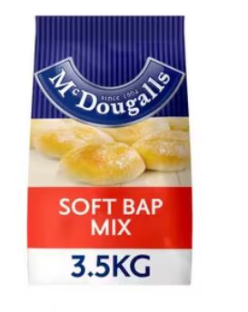 McDougalls Soft Bap Bread Mix - 1x3.5kg