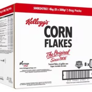 Kellogg's Corn Flakes Bag Pack 8 x 500g