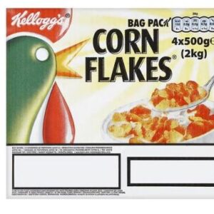 Kelloggs Cornflakes Bag 500g (Pack of 4) 5147852000