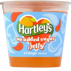 Hartleys No Added Sugar Orange Jelly Pots - 12x115g