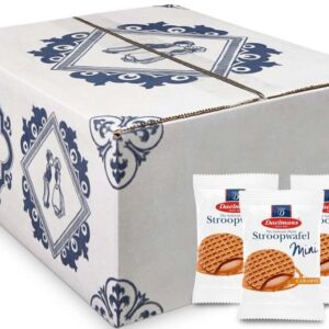 Daelmans Stroopwafels - Mini Stroopwafels - Pack of 200 - Authentic Dutch Caramel Waffles - Caramel Waffles