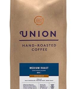 Union Hand-Roasted Coffee Lighthouse Blend Medium Roast Coffee Beans, Whole Bean, Smooth, Balanced Taste, 100% Arabica Beans, 1kg Bag, Specialty Grade