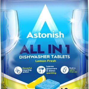 Astonish All in 1 Dishwasher Tablets Lemon Fresh 42x18g Tablets