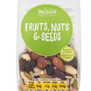 Snacking Essential 12 Fruit/Nut and Seed Mix 100g