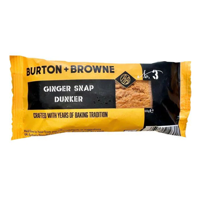 Burton & Browne Ginger Snap Dunkers 2 x 30g - Box of 24