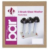 U Group Bar Professional Products 3 Brush Glass Washer Plastic - Image 2
