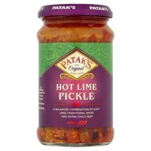 Patak's Hot Lime Pickle 283g Glass Jar