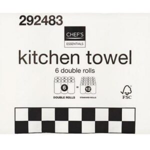 Chef's Essentials Kitchen Towel - 6 Double Rolls