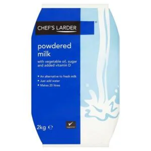 Chef's Larder Dried Skimmed Milk Powder With Non Fat Milk 2kg