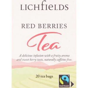 Lichfields Fairtrade Red Berries Envelope Tea Bags - 20s (6)