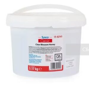 Sysco Classic Clear Blossom Honey 3.17kg