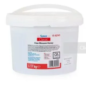 Sysco Classic Clear Blossom Honey 3.17kg